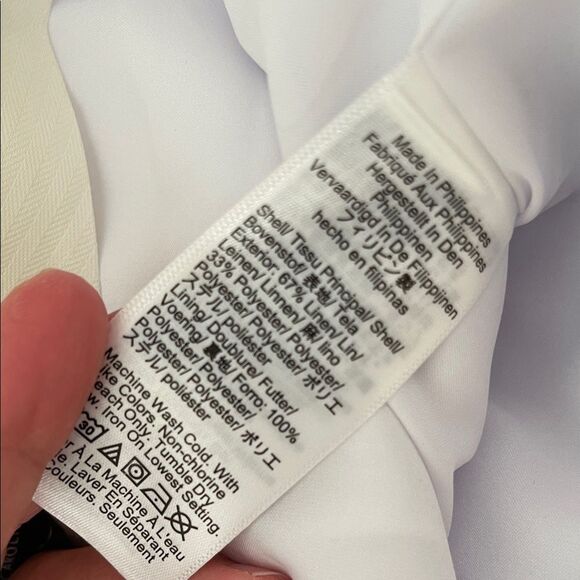 J Crew Carolina flare pant in stretch linen blend Size 12 - Picture 6 of 7